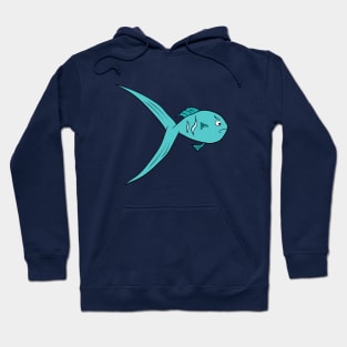 Angry fish Hoodie